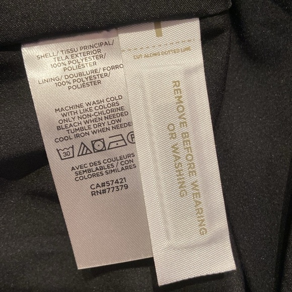 NWT Ann Taylor Floral Mock Neck Midi Flare Dress Floral Size 12 Black Yellow - Picture 15 of 15